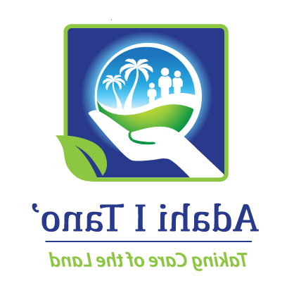 Adahi I Tano logo with hand holding land and people